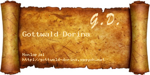 Gottwald Dorina névjegykártya